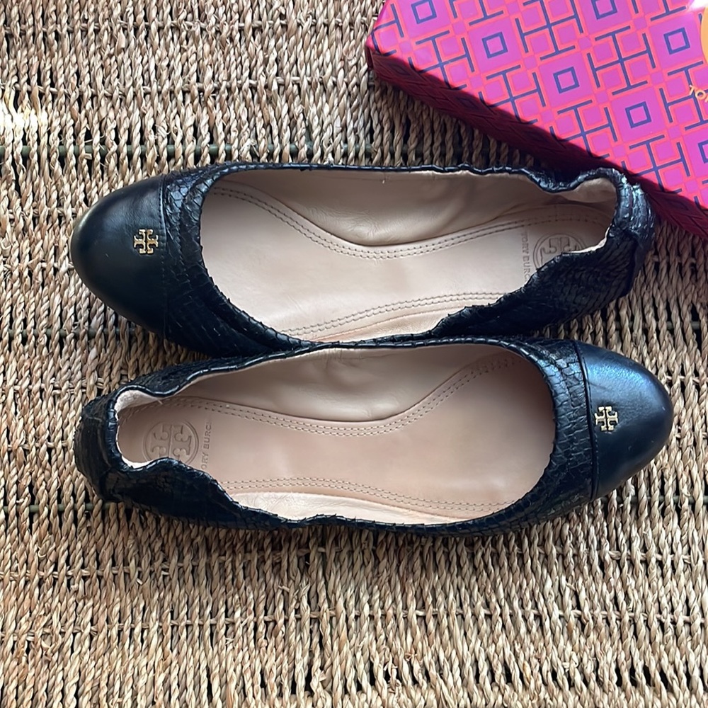 Original Tory Burch shoes, Dust Bag and Box Included.  Size 8